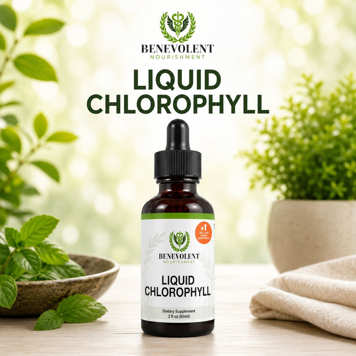 Clorofila Líquida Benevolent Nourishment | 60 ml