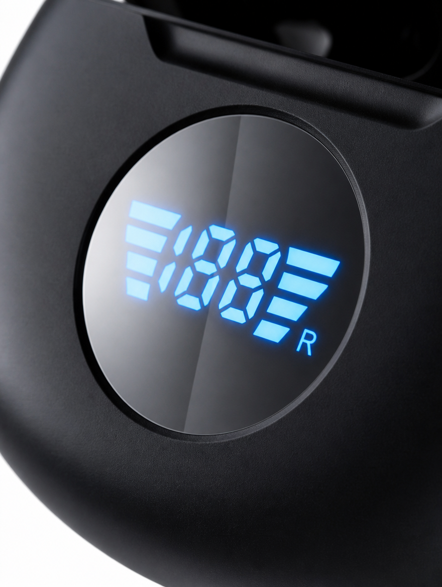 Audífonos Inalámbricos Busd Air4 TWS | Pantalla LED, Bluetooth 6.0
