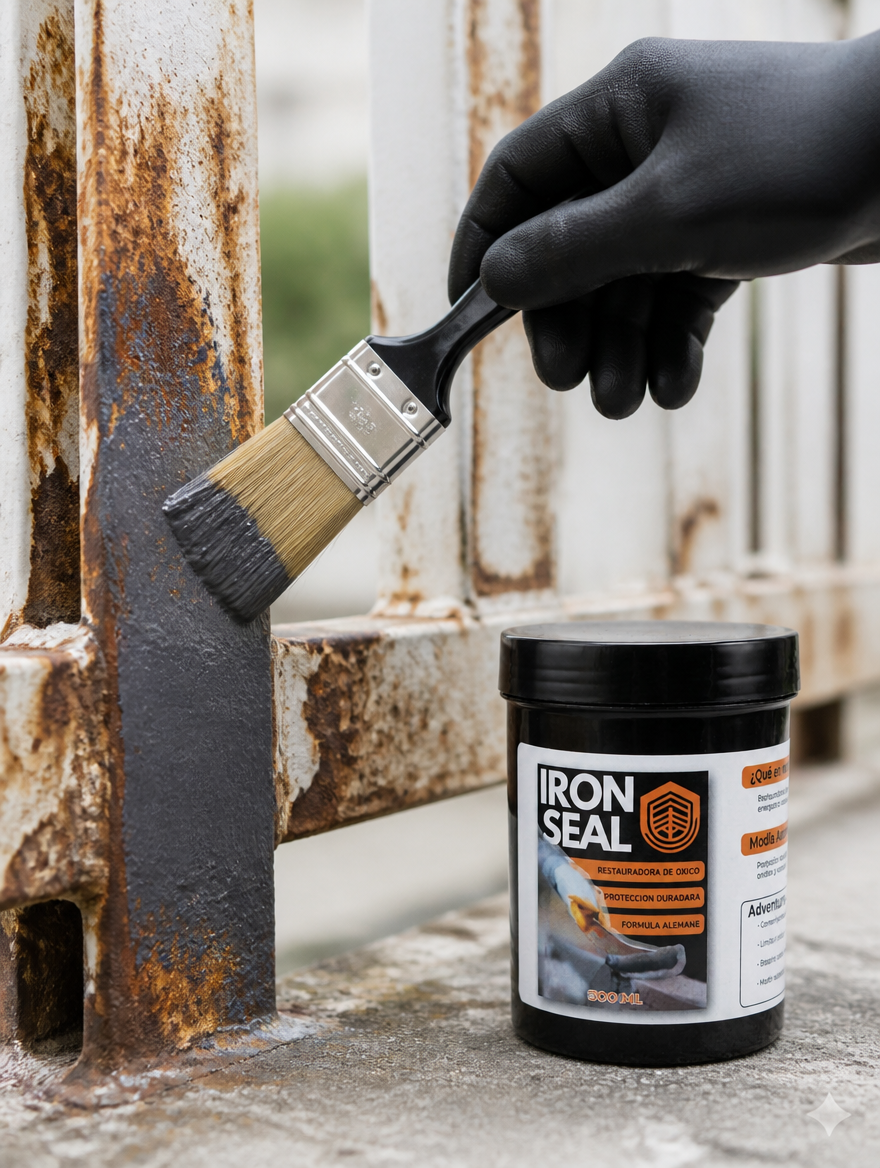Iron Seal Restaurador de Óxido | Protección y Reparación en Un Solo Producto