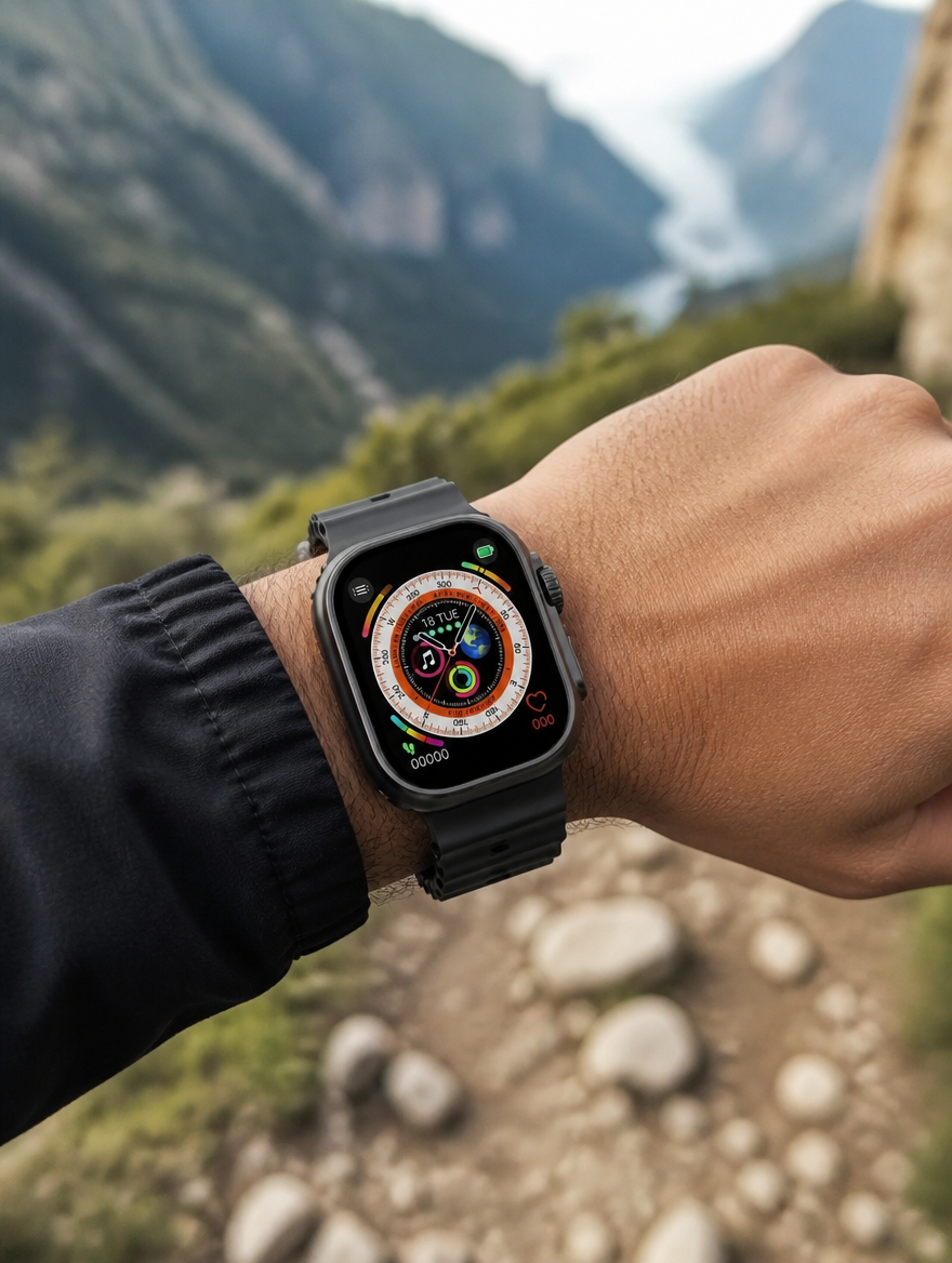 Smartwatch Ultra Pantalla Grande | Notificaciones, Monitoreo y Diseño Deportivo