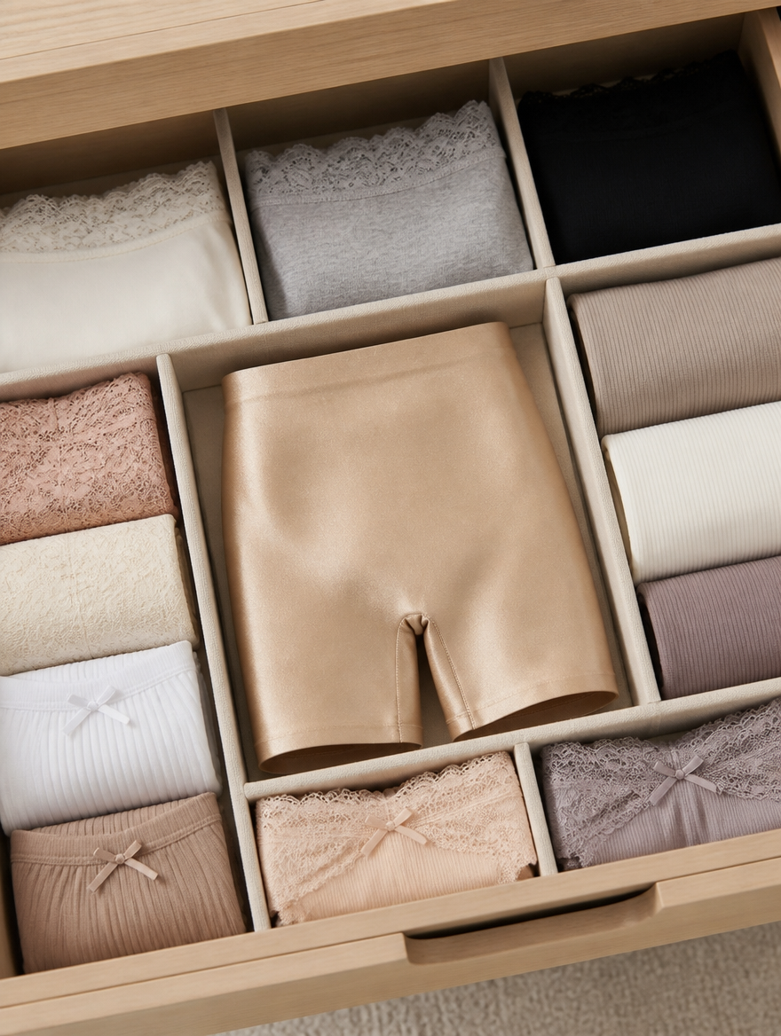 Panty con Brillo Beige | Comodidad y Realce Diario