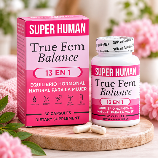 Super Human True Fem Balance 13 en 1 | Ánimo Parejo y Energía