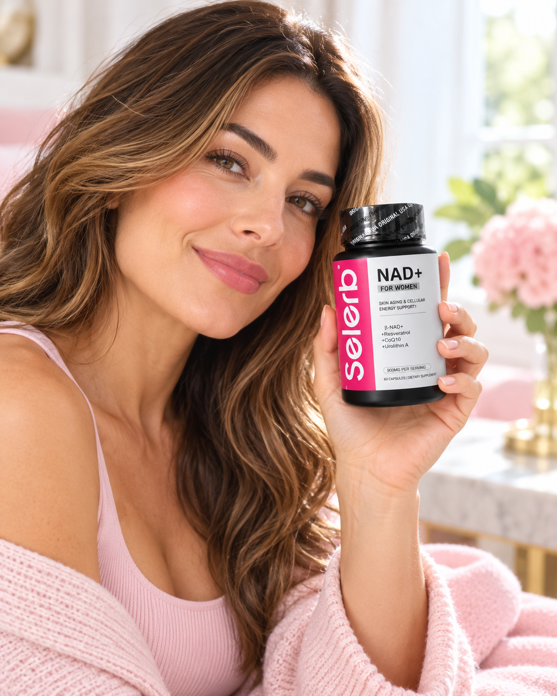 Selerb NAD+ para Mujer | Energía sin Bajones y Piel con Brillo
