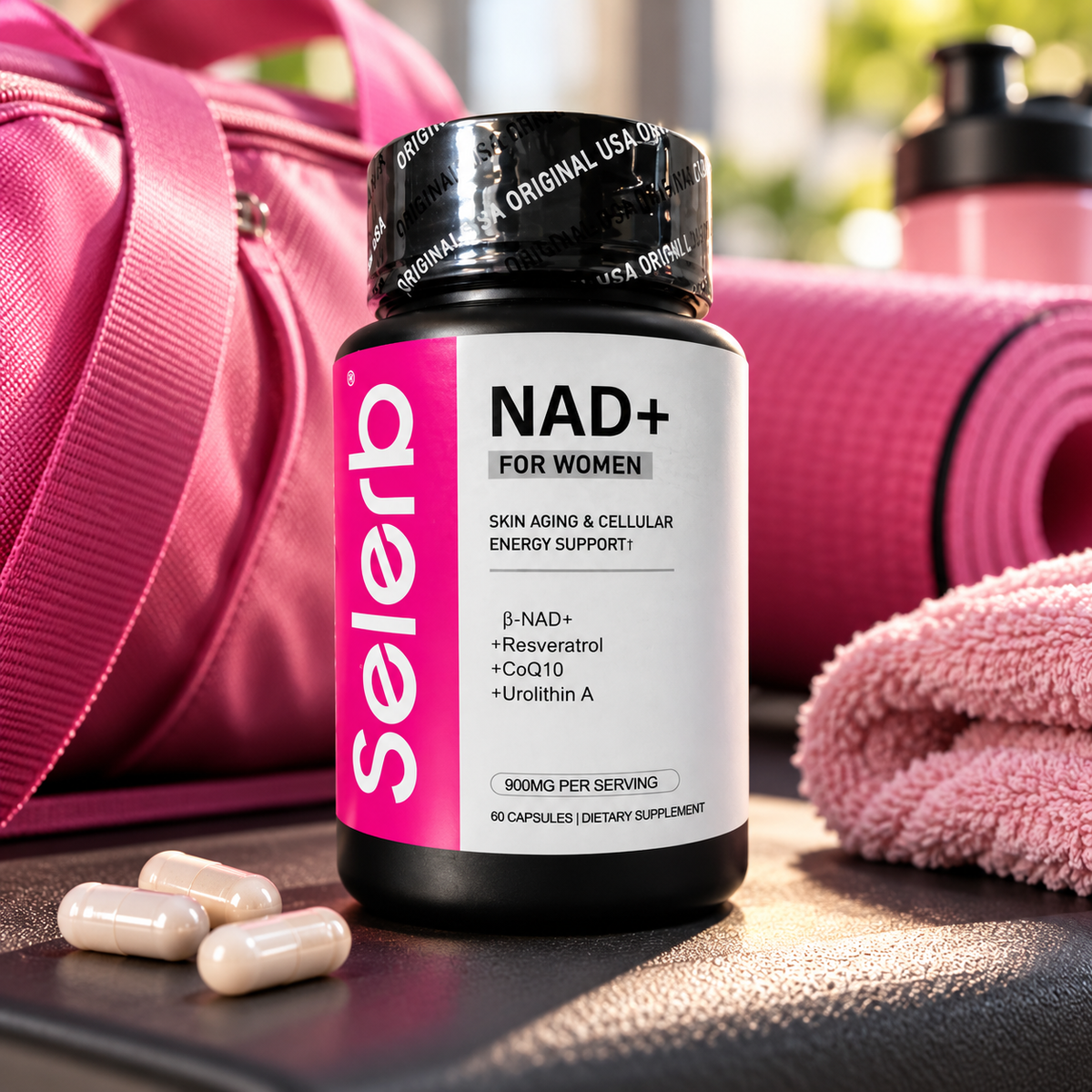 Selerb NAD+ para Mujer | Energía sin Bajones y Piel con Brillo