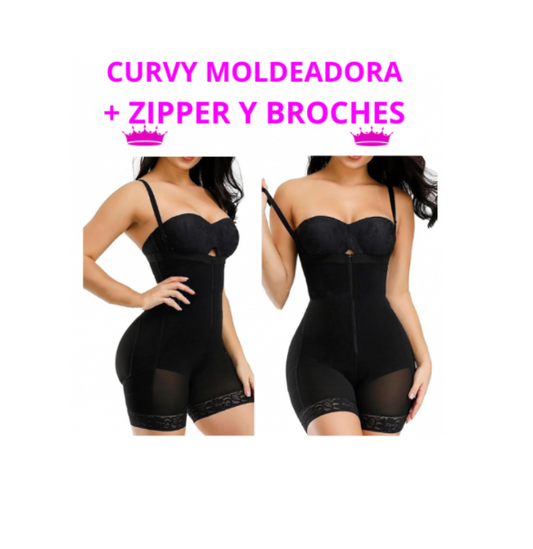 Curvy Moldeadora Con Zipper
