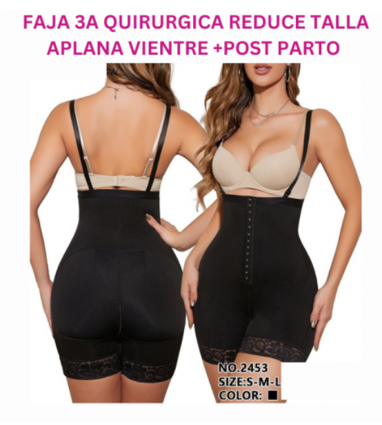 Faja Quirurgica Reduce Tallas + Post Par