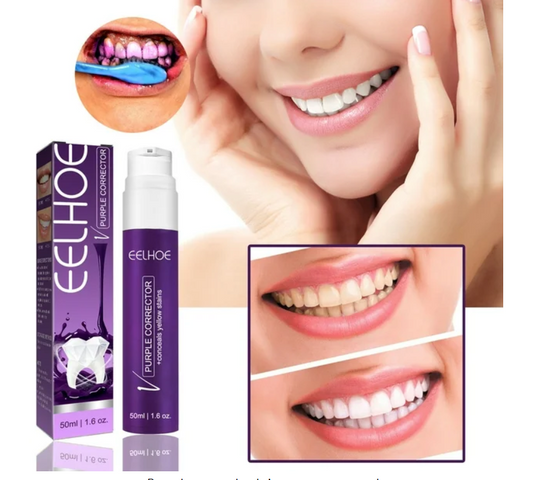 Crema Morada Blanqueador Dental