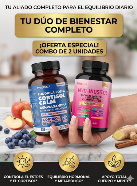 Combo Cortisol + Myo - Inositol