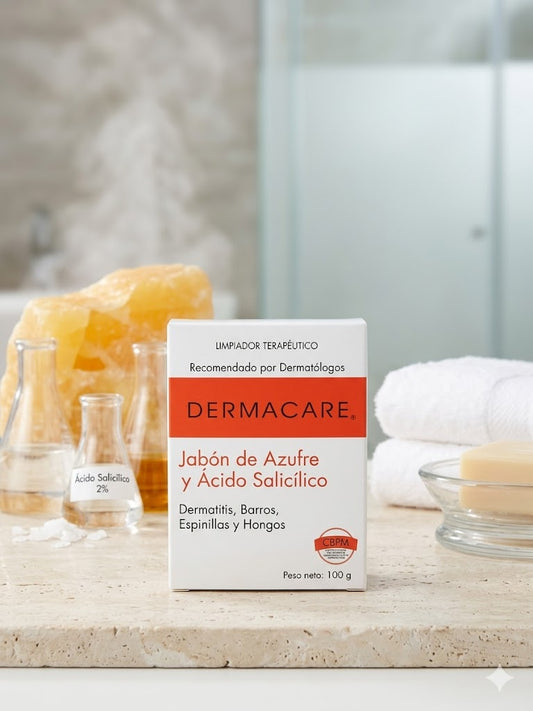 Jabon Facial De Azufre Y Acido Salicilic
