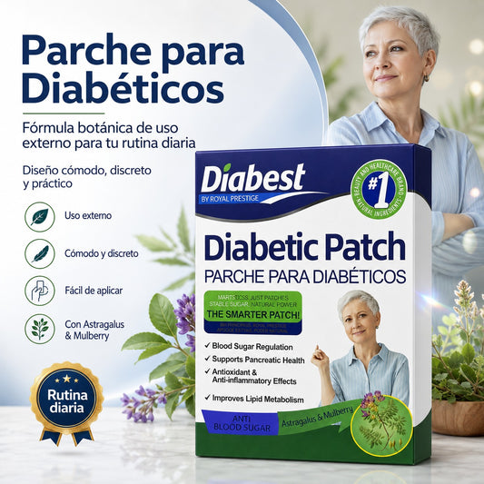 Parche herbal para diabeticos