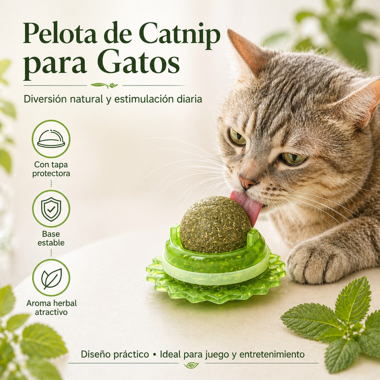 Catnip hierba natural para gato