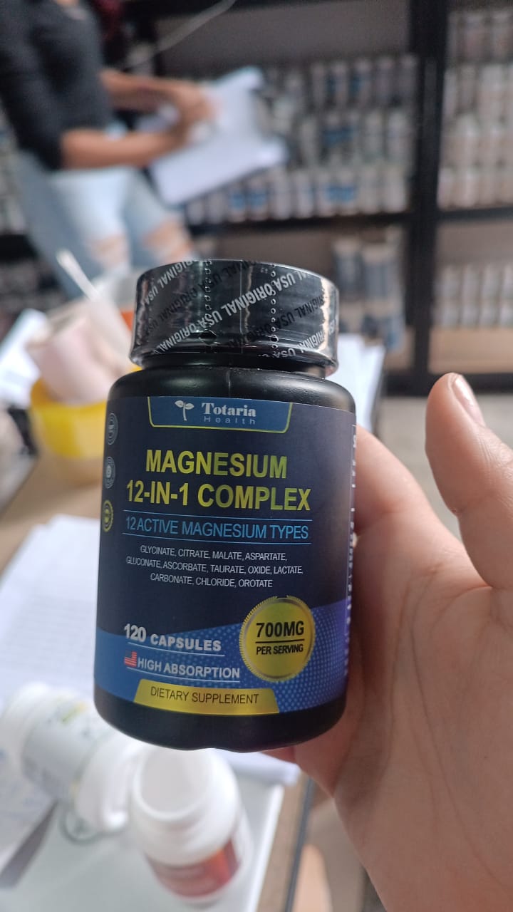 Magnesio 12 En 1 Por 120 Cap
