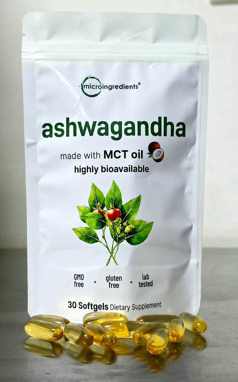 Ashwagandha en cápsulas blandas