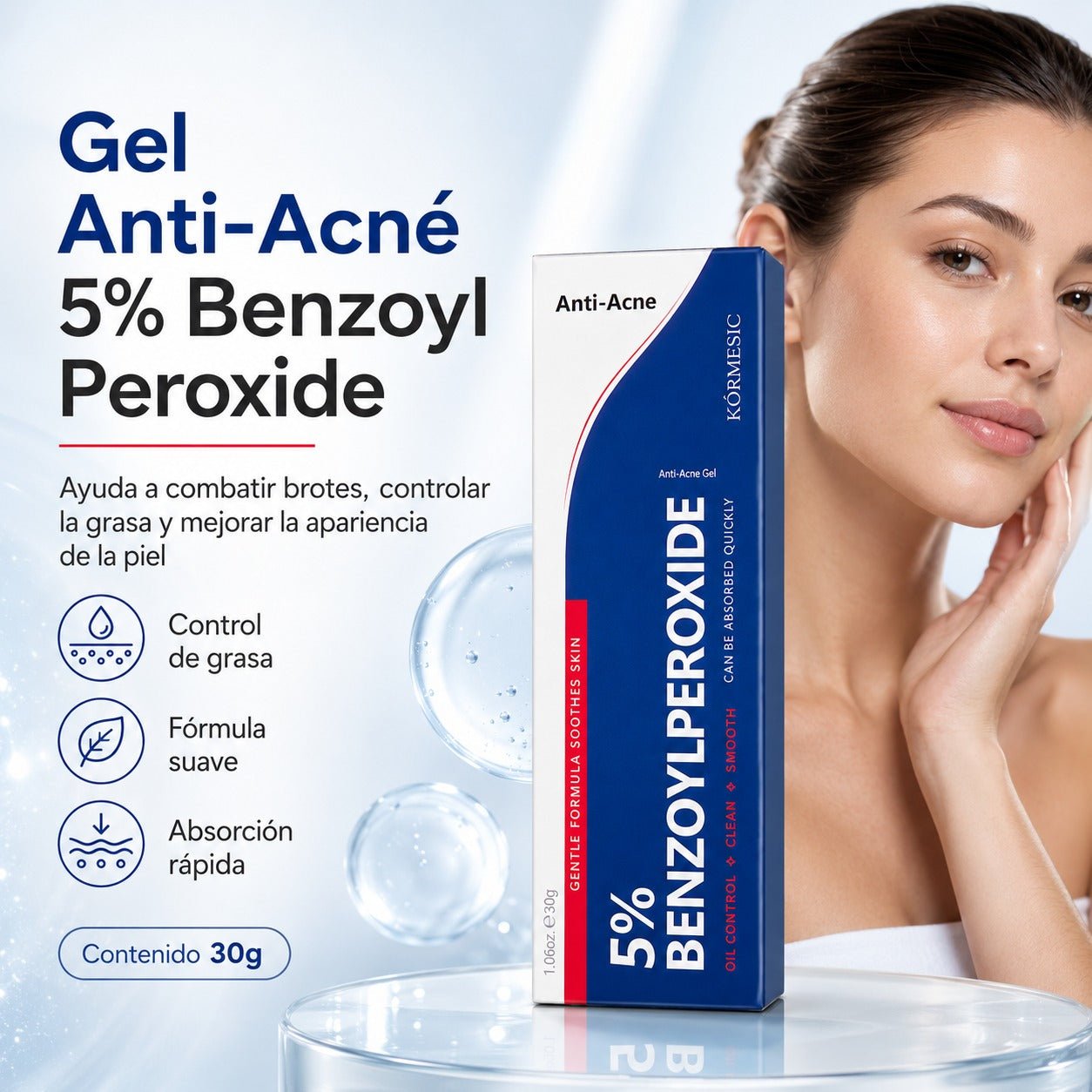 Peroxide Anti-Acne Gel KORMESIC