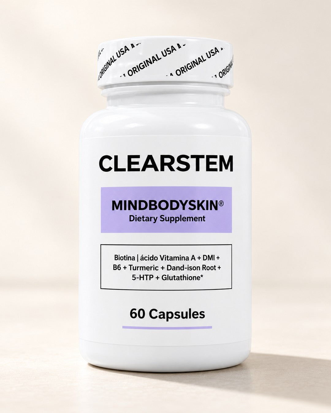Clearstem MindBodySkin 60 Cápsulas foto del envase