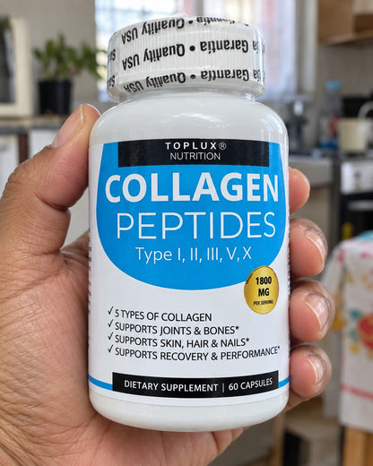 Collagen Peptides en la mano