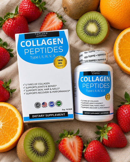 Collagen Peptides Toplux con sus ingredientes