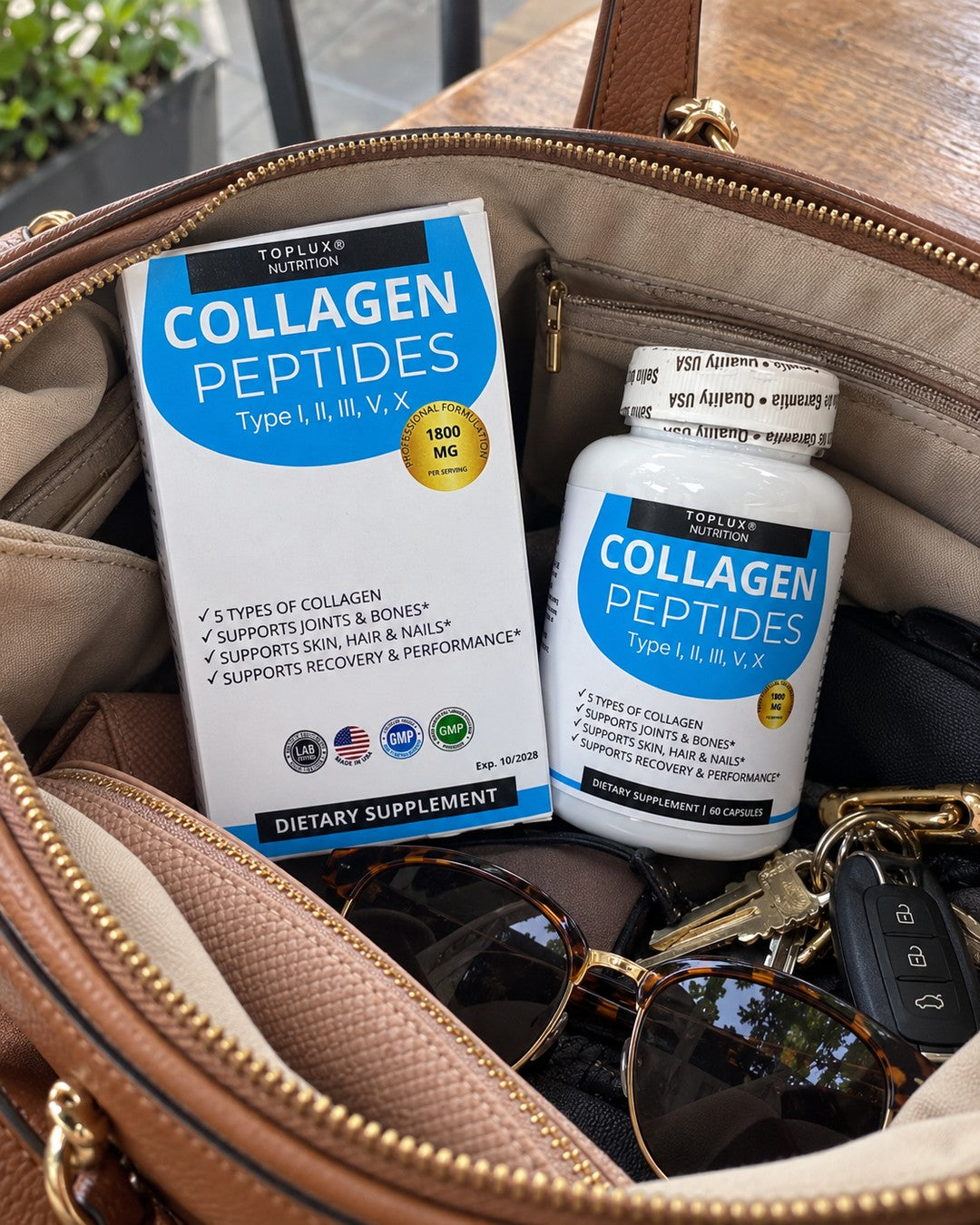 Collagen Peptides Toplux en su lugar de uso