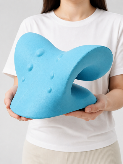 Almohada Terapéutica Cervical | Relaja el Cuello y la Espalda Alta