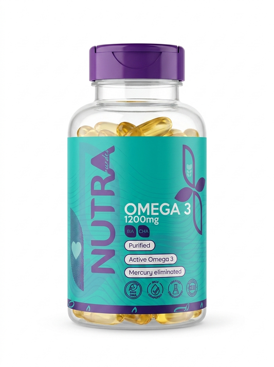 Omega 3 NUTRA 1200mg | Purificado y Libre de Mercurio