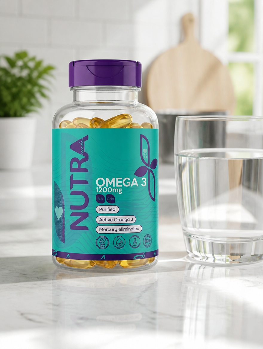 Omega 3 NUTRA 1200mg | Purificado y Libre de Mercurio