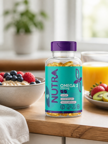 Omega 3 NUTRA 1200mg | Purificado y Libre de Mercurio