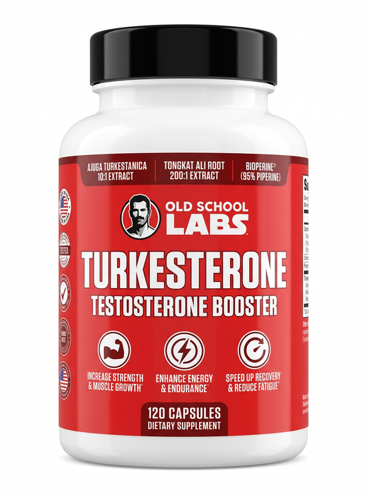 Turkesterone Old School Labs 120 Caps | Fuerza y Músculo