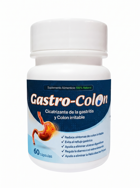 Gastro-Colon 60 Cápsulas | Bienestar Digestivo Natural