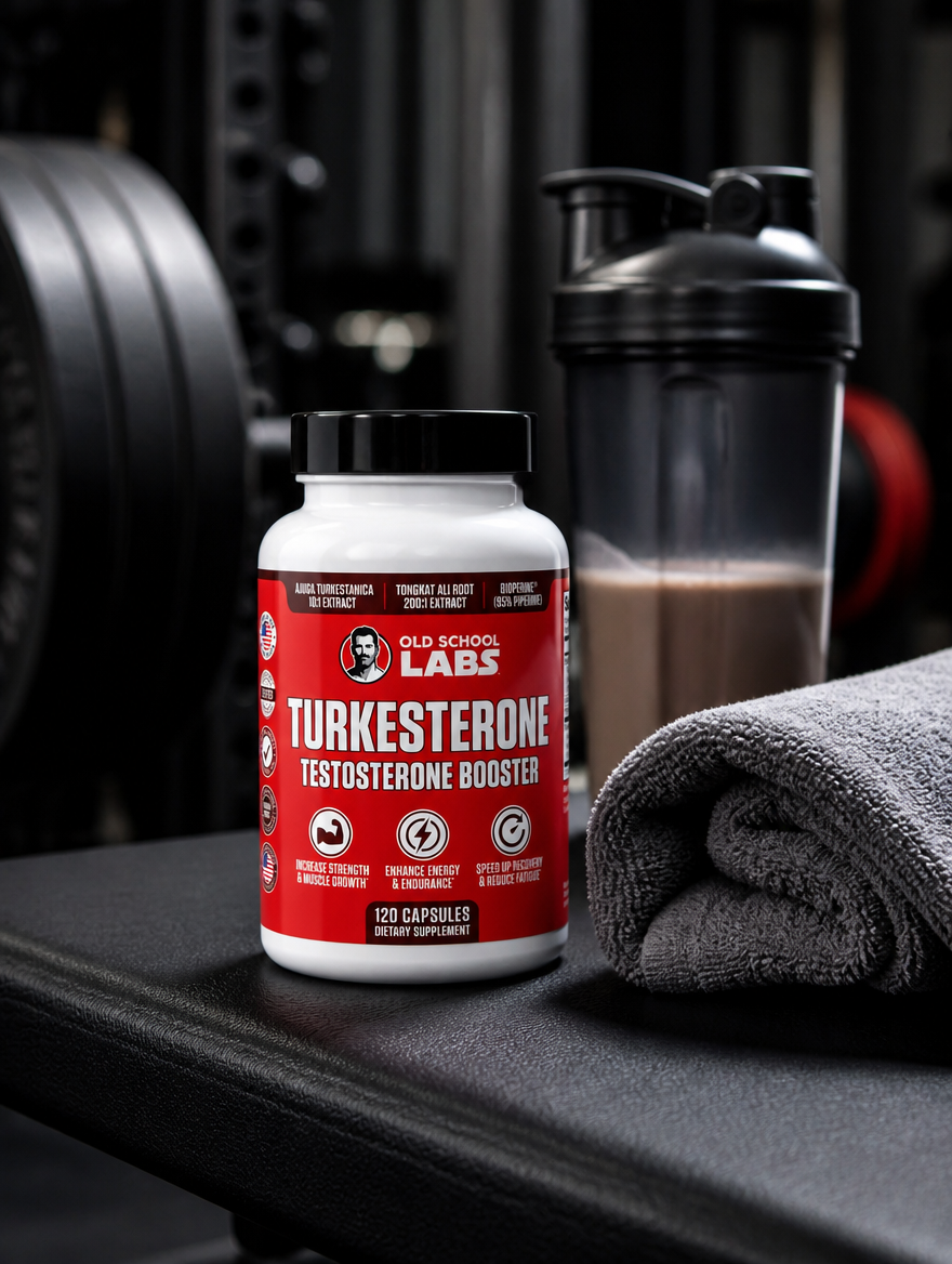 Turkesterone Old School Labs 120 Caps | Fuerza y Músculo