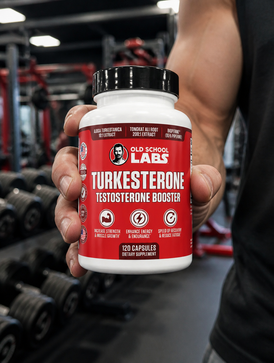 Turkesterone Old School Labs 120 Caps | Fuerza y Músculo