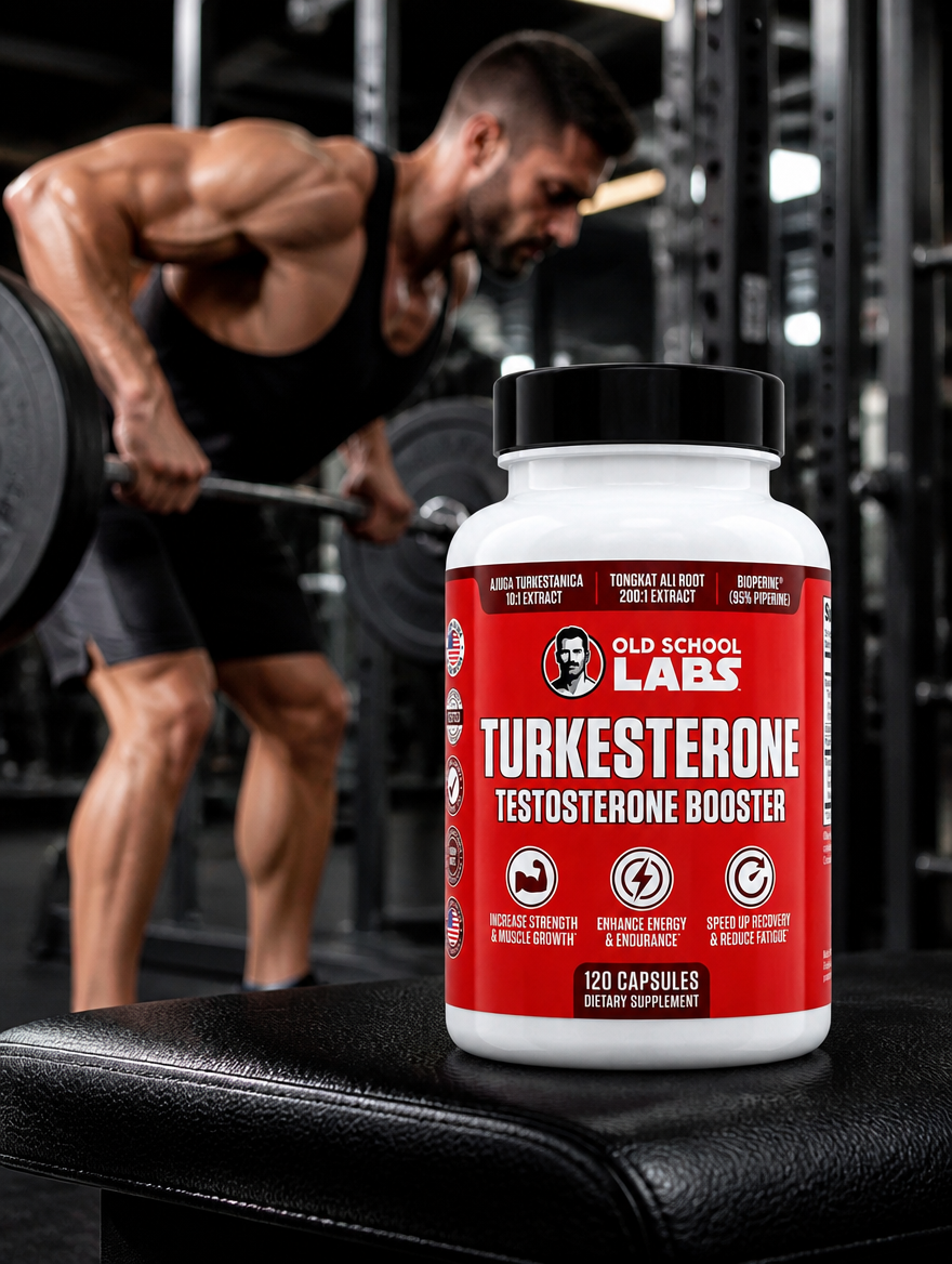 Turkesterone Old School Labs 120 Caps | Fuerza y Músculo