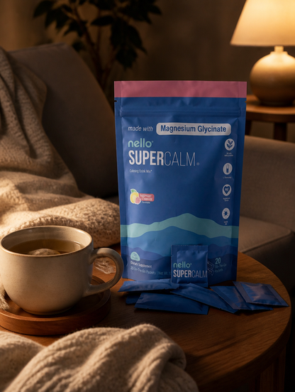 Nello SuperCalm | Bebida Relajante con Magnesio – 20 Sobres