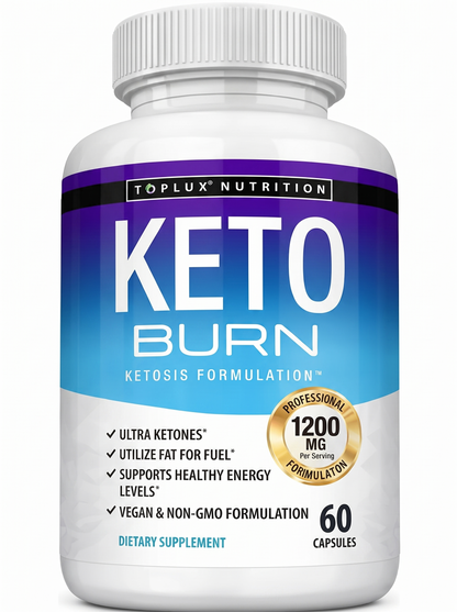 Keto Burn 1200mg 60 Caps | Energía y Control del Apetito