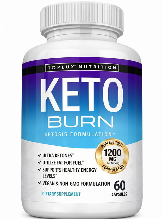 Keto Burn 1200mg 60 Caps | Energía y Control del Apetito