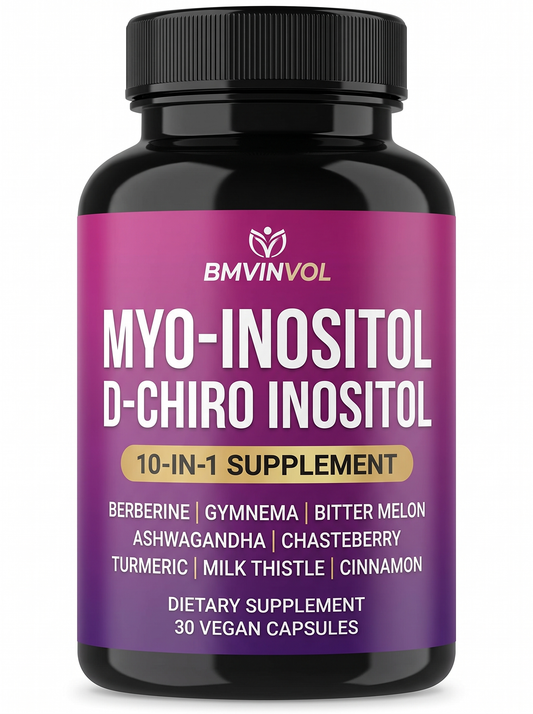 Myo-Inositol + D-Chiro Inositol 10-en-1 | Bienestar Femenino