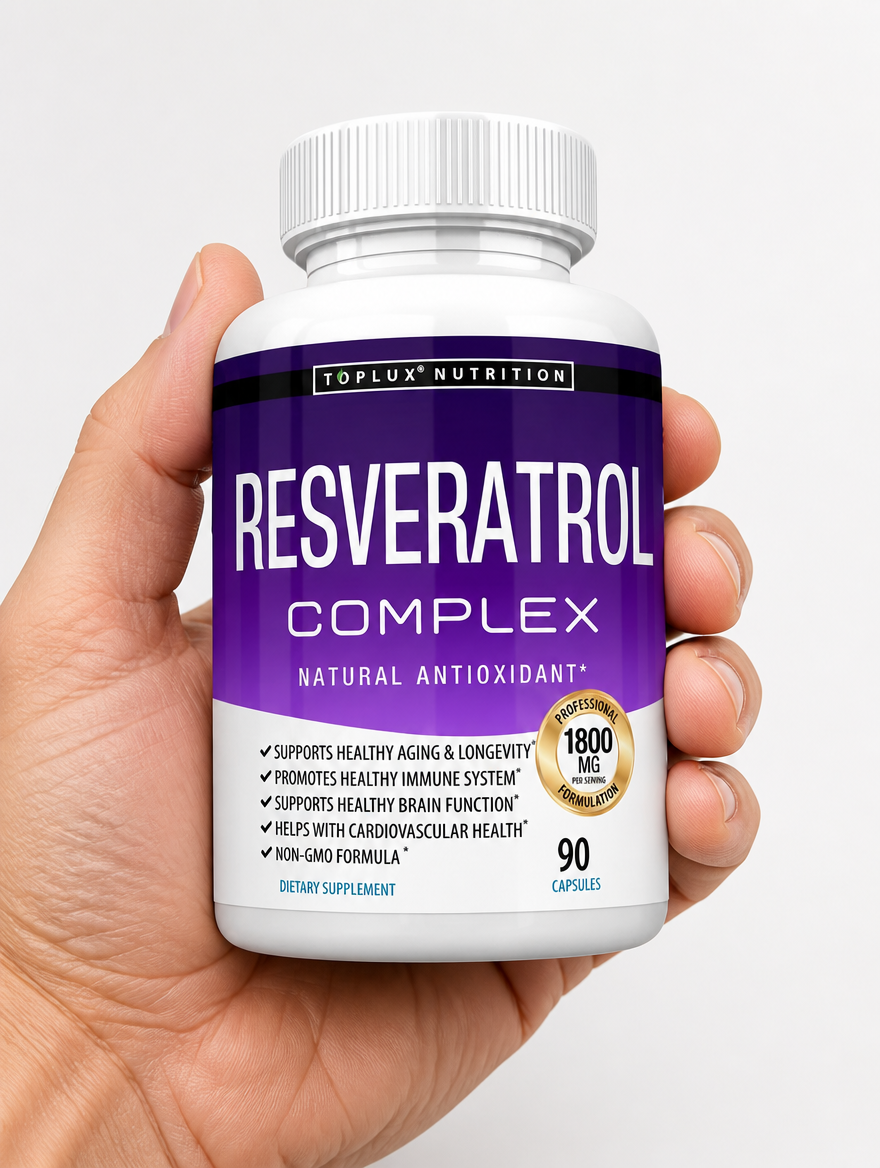 Resveratrol Complex 1800mg 90 Caps | Antioxidante y Antiedad