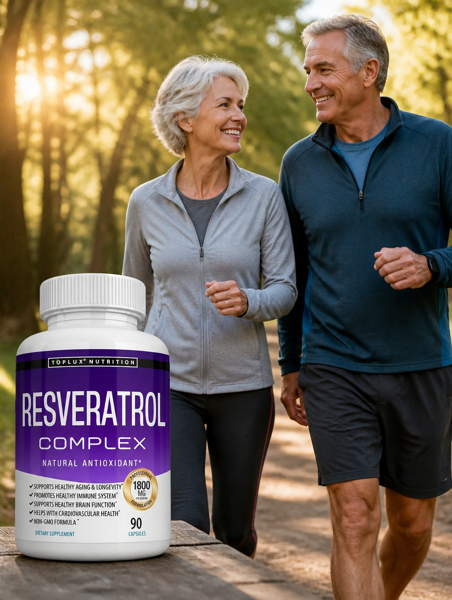 Resveratrol Complex 1800mg 90 Caps | Antioxidante y Antiedad