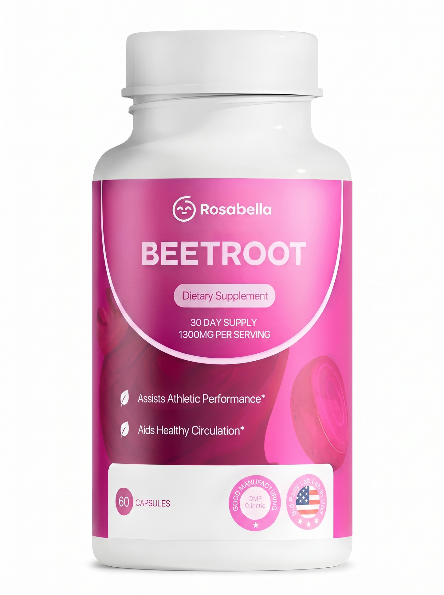Rosabella Beetroot 1300mg 60 Caps | Circulación y Rendimiento