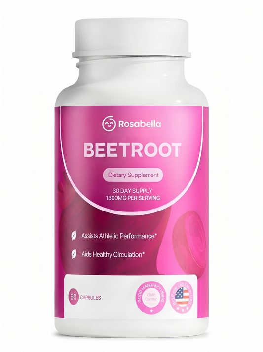 Rosabella Beetroot 1300mg 60 Caps | Circulación y Rendimiento