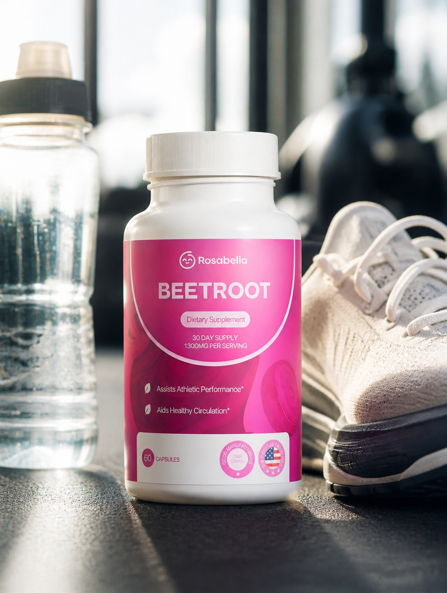 Rosabella Beetroot 1300mg 60 Caps | Circulación y Rendimiento