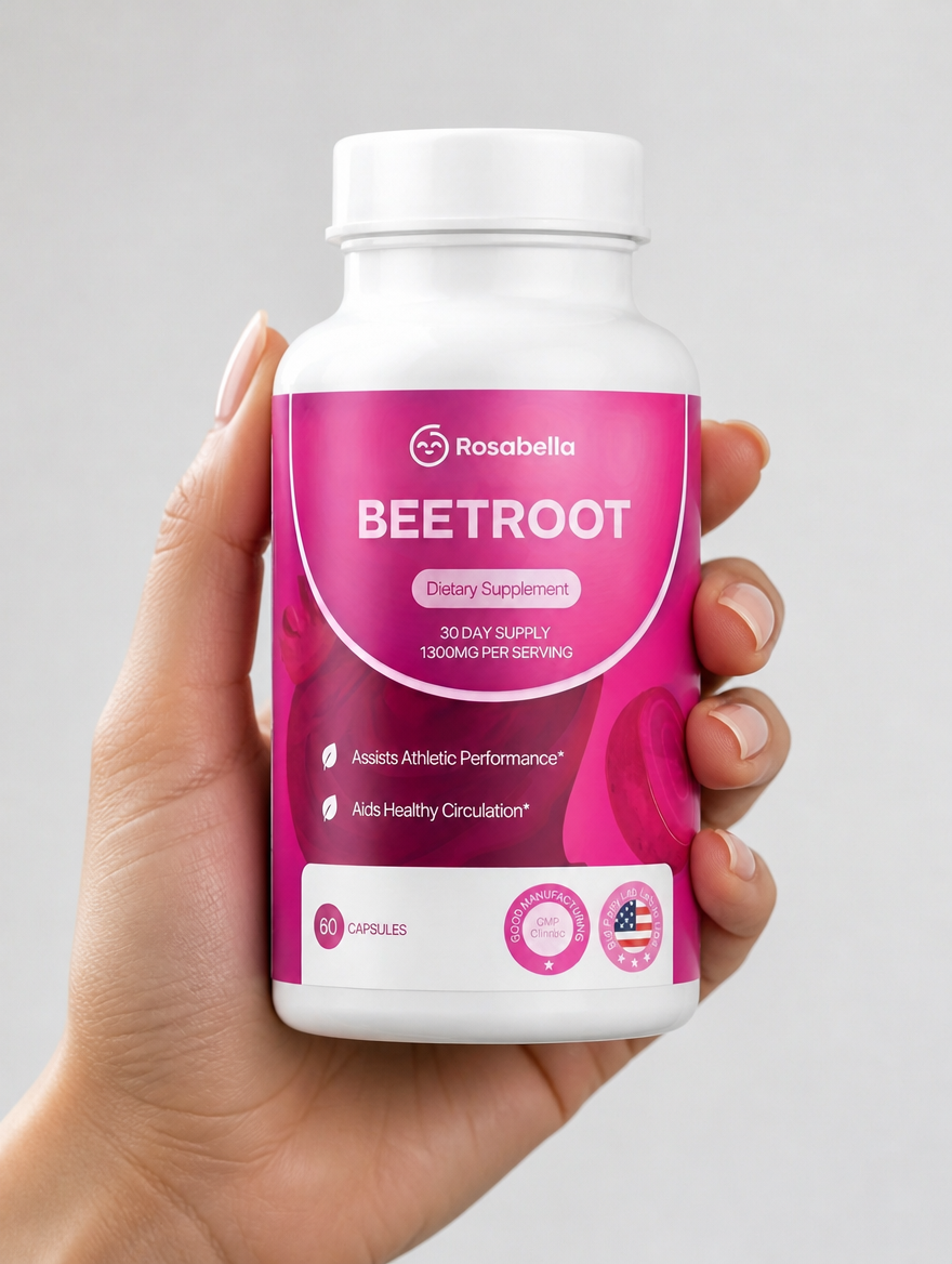 Rosabella Beetroot 1300mg 60 Caps | Circulación y Rendimiento
