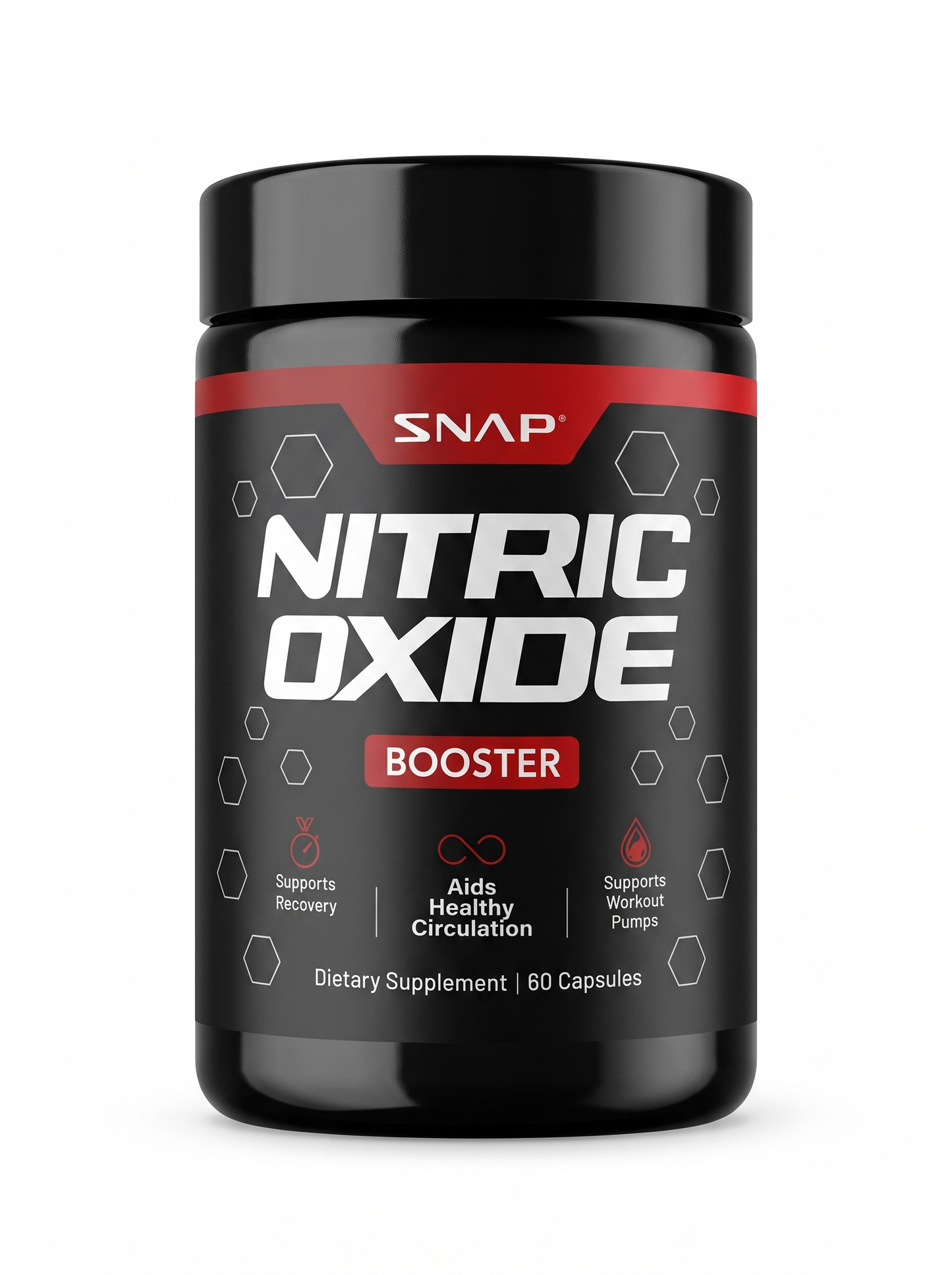 SNAP Nitric Oxide Booster 60 Caps | Más Fuerza y Pump Muscular