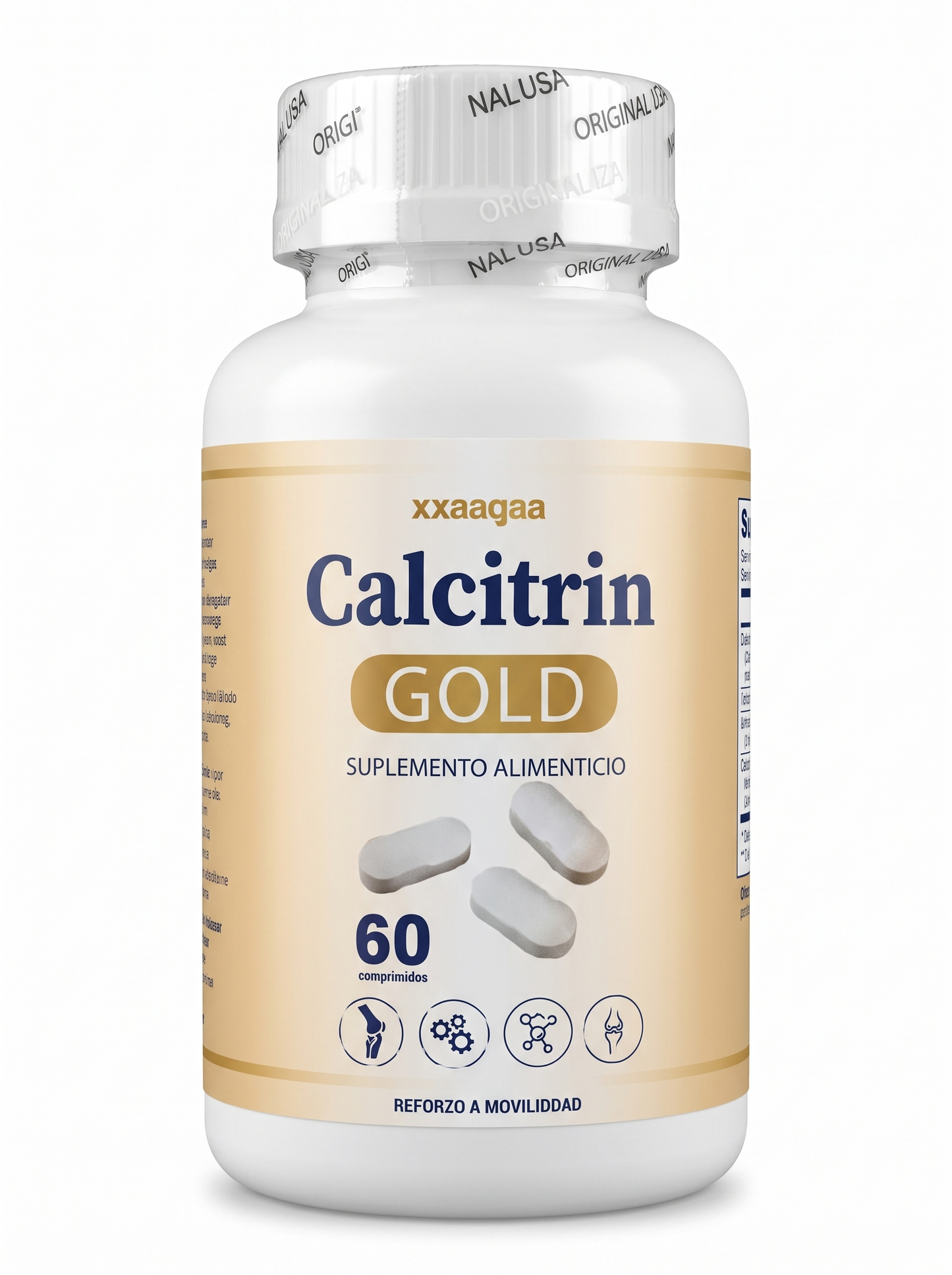 Calcitrin Gold 60 Comprimidos | Fortalece Huesos y Articulaciones
