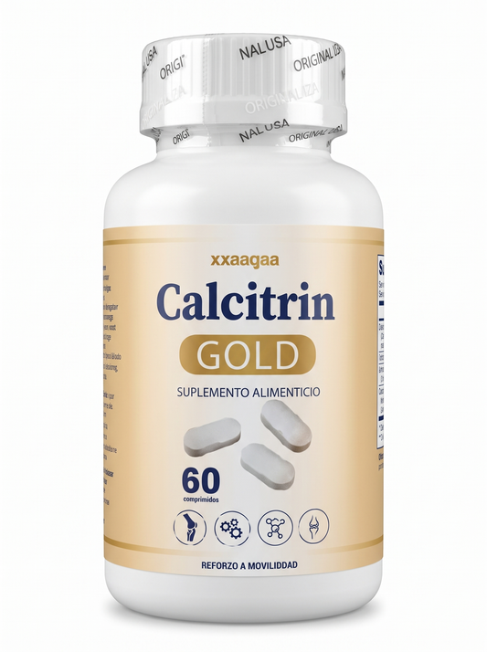 Calcitrin Gold 60 Comprimidos | Fortalece Huesos y Articulaciones