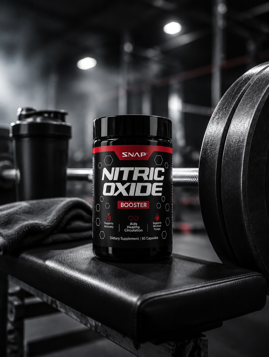 SNAP Nitric Oxide Booster 60 Caps | Más Fuerza y Pump Muscular