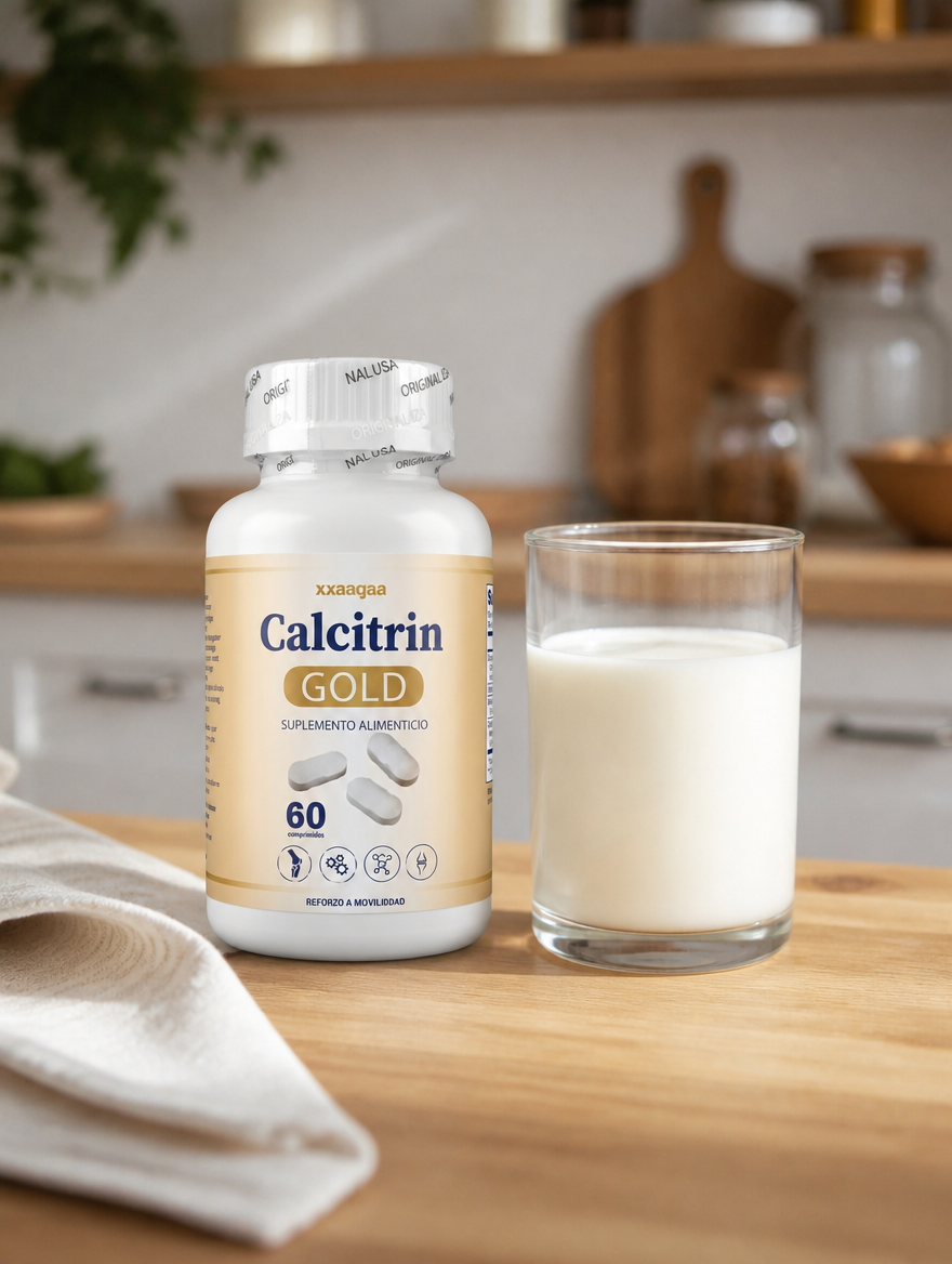 Calcitrin Gold 60 Comprimidos | Fortalece Huesos y Articulaciones
