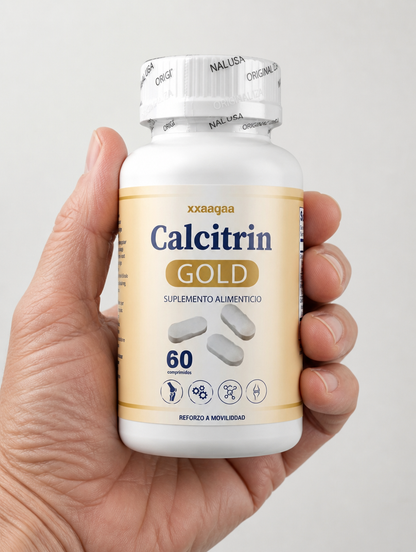 Calcitrin Gold 60 Comprimidos | Fortalece Huesos y Articulaciones