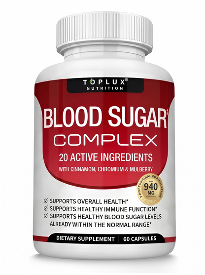 Blood Sugar Complex 60 Caps | 20 Ingredientes Activos