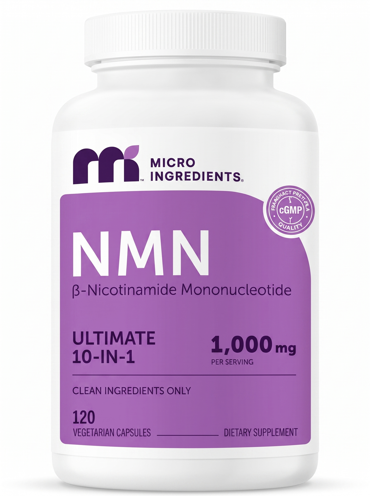 NMN 1000mg 120 Caps | Longevidad Celular y Energía