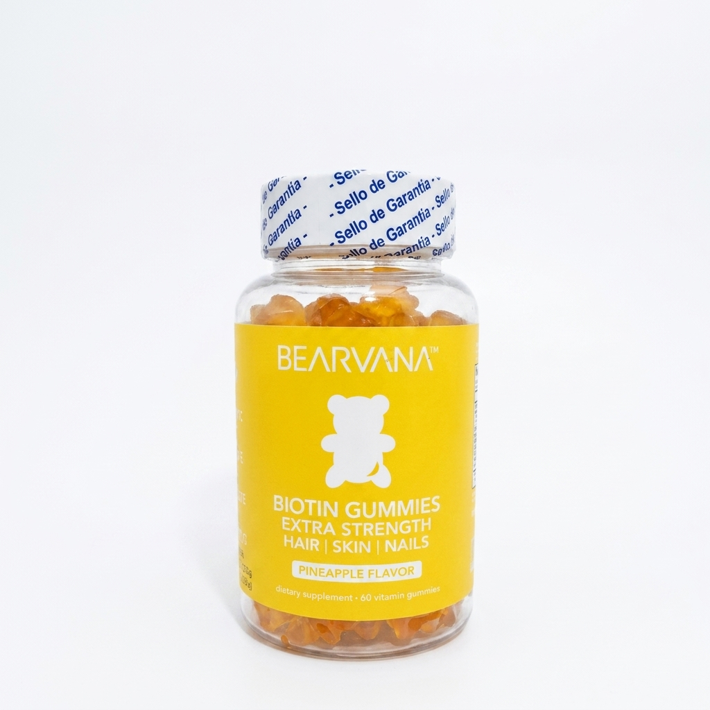 BEARVANA Gomitas de Biotina x60 | Cabello, Piel y Uñas